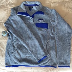 Cute gray/blue Patagonia Medium Sweater